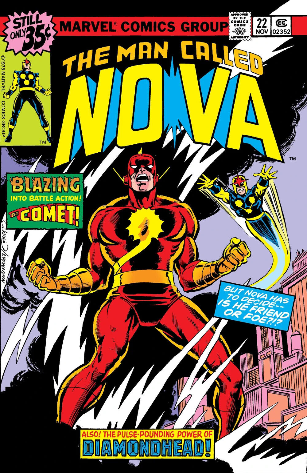 Marvel Comics Nova #22 Bronze Age 1978