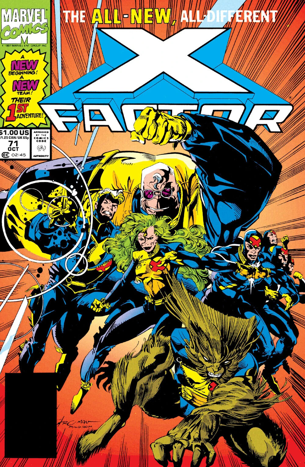 Marvel Comics X-Factor #71 Copper Age 1991