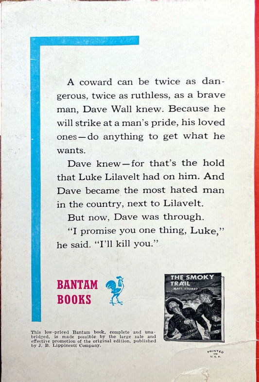 The Smoky Trail by Matt Stuart 1953 Bantam 1095 Paperback