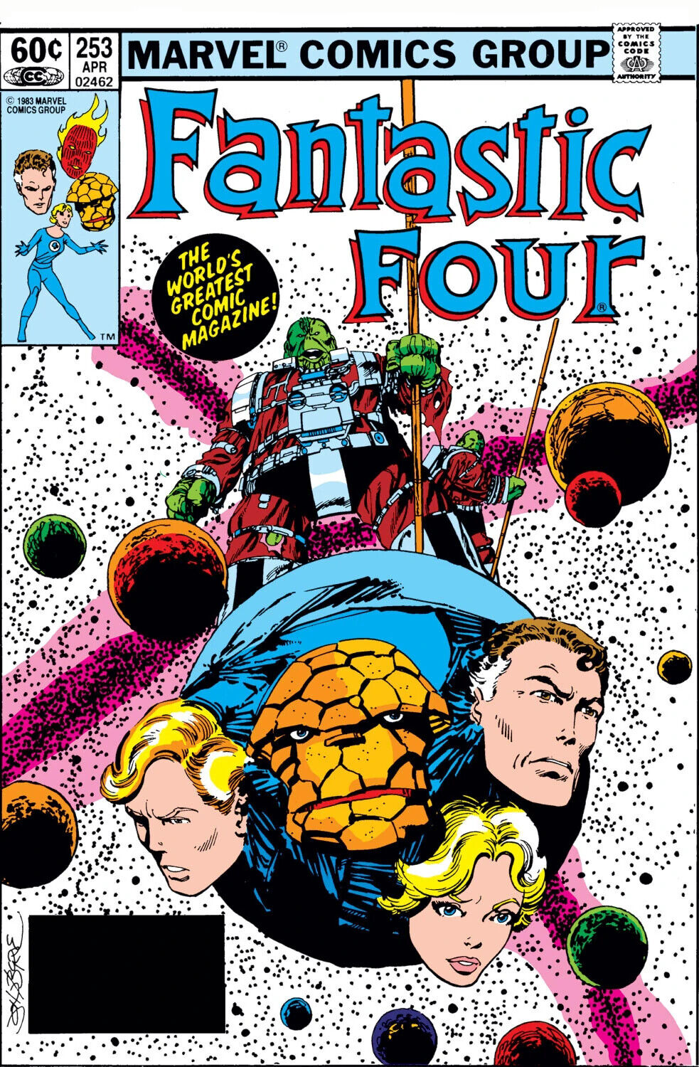 Marvel Comics Fantastic Four #253 Bronze Age 1983