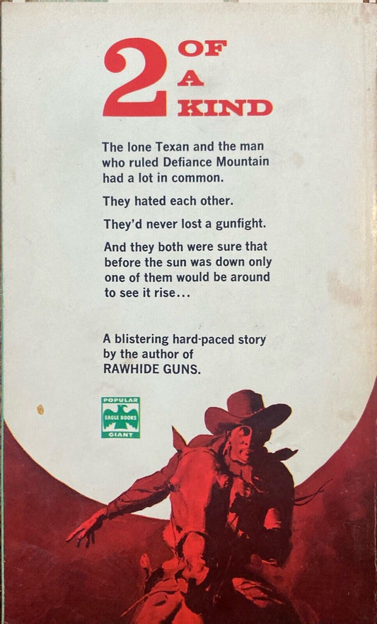 Defiance Mountain by Frank Bonham 1960 Popular Library Eagle G498 Paperback