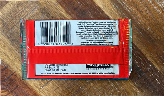 Sky Box Disney Pocahontas 1995 Sealed Pack 5 Cards + 1 Pop-Out