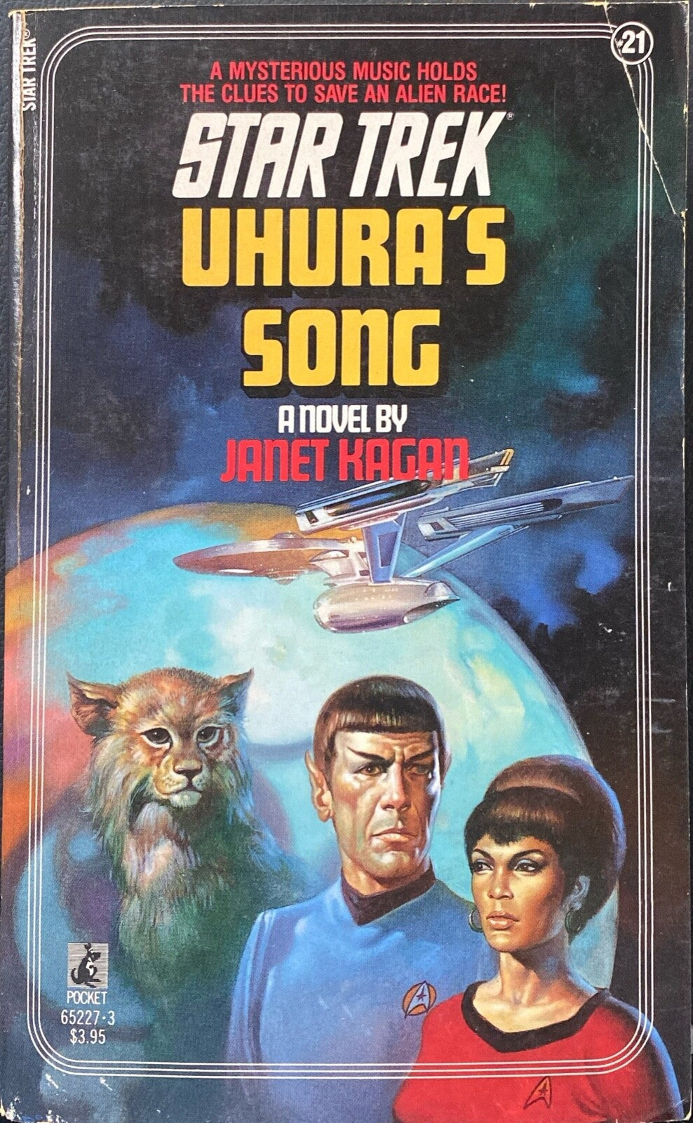 Star Trek #21: Uhura's Songs by Janet Kagan 1985 Pocket Paperback