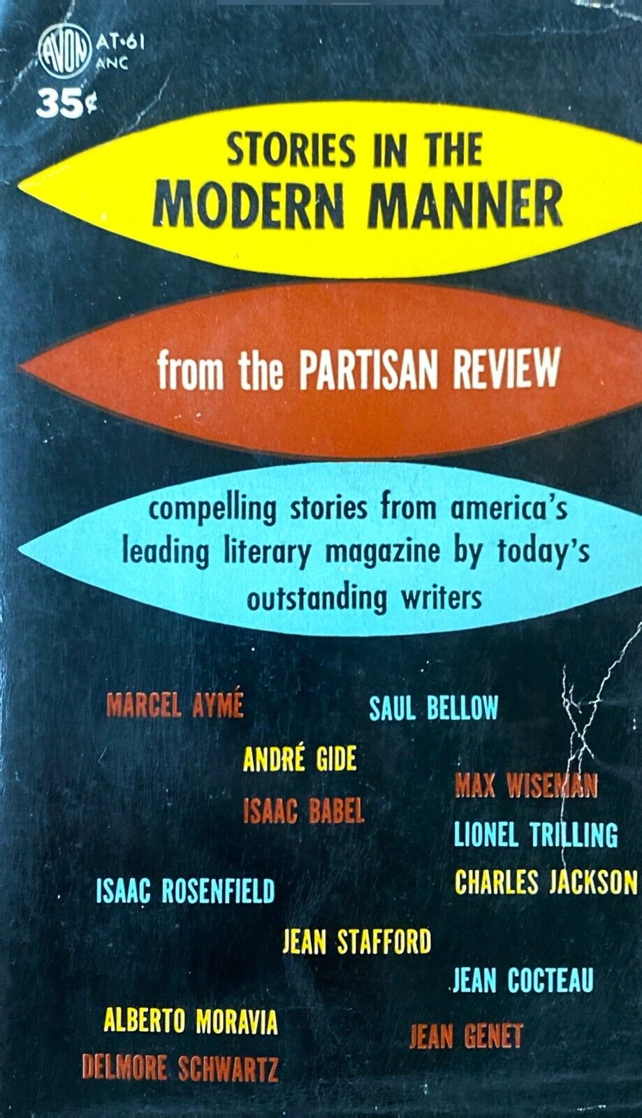 Stories in the Modern Manner from the Partisan Review 1955 Avon AT-61 Paperback
