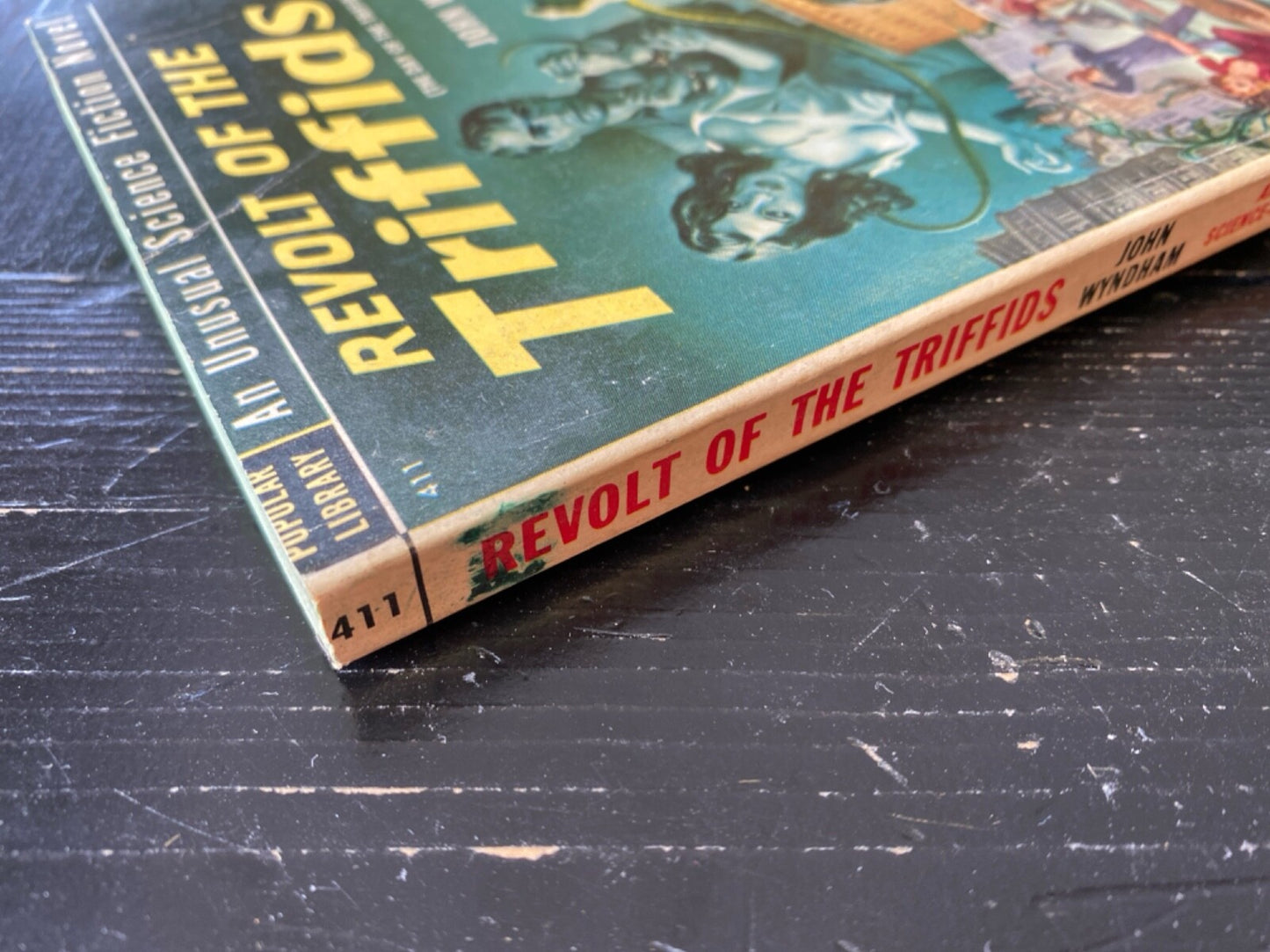 Revolt of the Triffids by John Wyndham 1952 Popular Library 411 Paperback