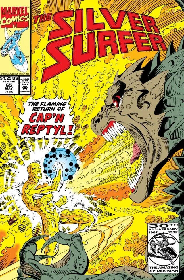 Marvel Comics Silver Surfer #65 Modern Age 1992