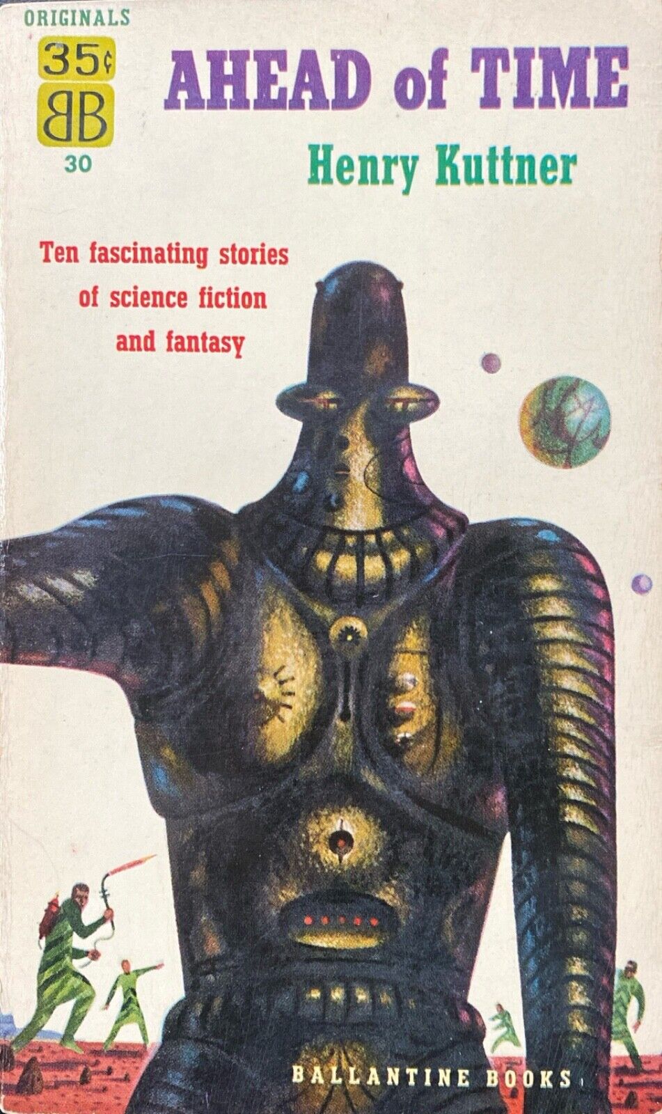 Ahead of Time by C.M. Kornbluth 1953 Ballantine 30 Paperback