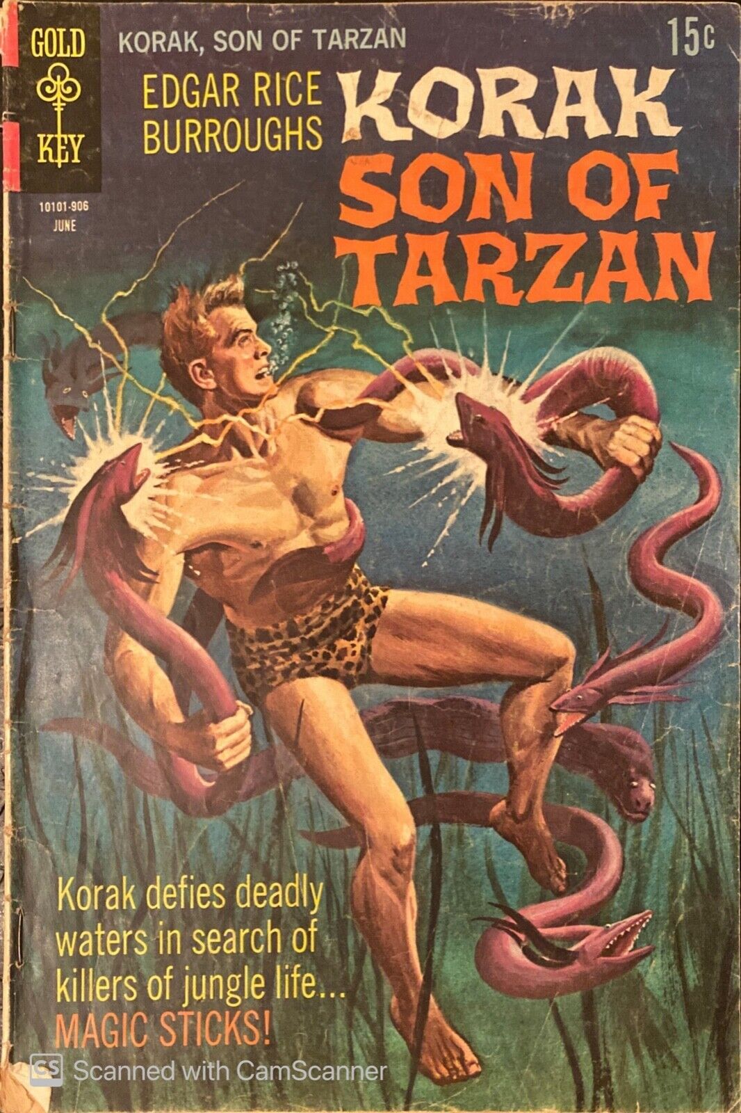 Gold Key Comics Korak Son of Tarzan #29 Silver Age 1969