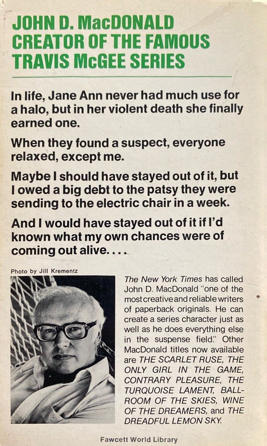 Death Trap by John D. MacDonald 1957 Fawcett Gold Medal Paperback