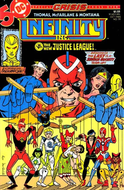 DC Comics Infinity Inc. #19 Copper Age 1985 McFarlane