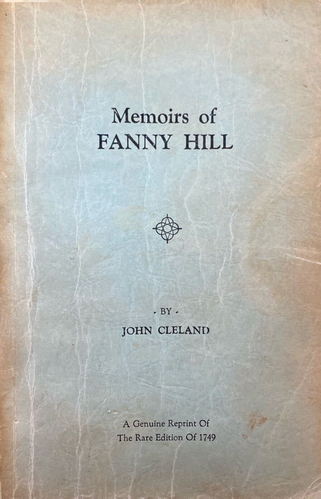 Memoirs of Fanny Hill by John Cleland 1963 Valhalla Books Paperback