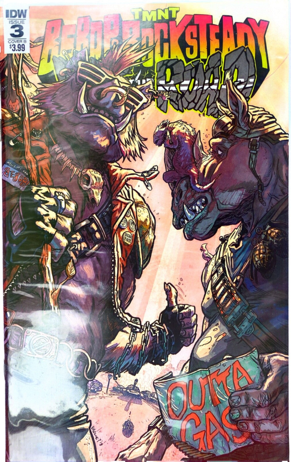 IDW Comics TMNT: Bebop & Rocksteady Hit the Road #1-5 2019 Complete Series