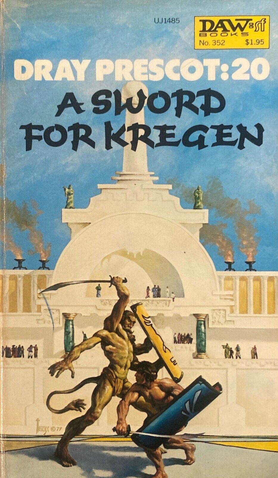 A Sword For Kregen by Alan Burt Akers 1979 Daw UJ1485 Paperback