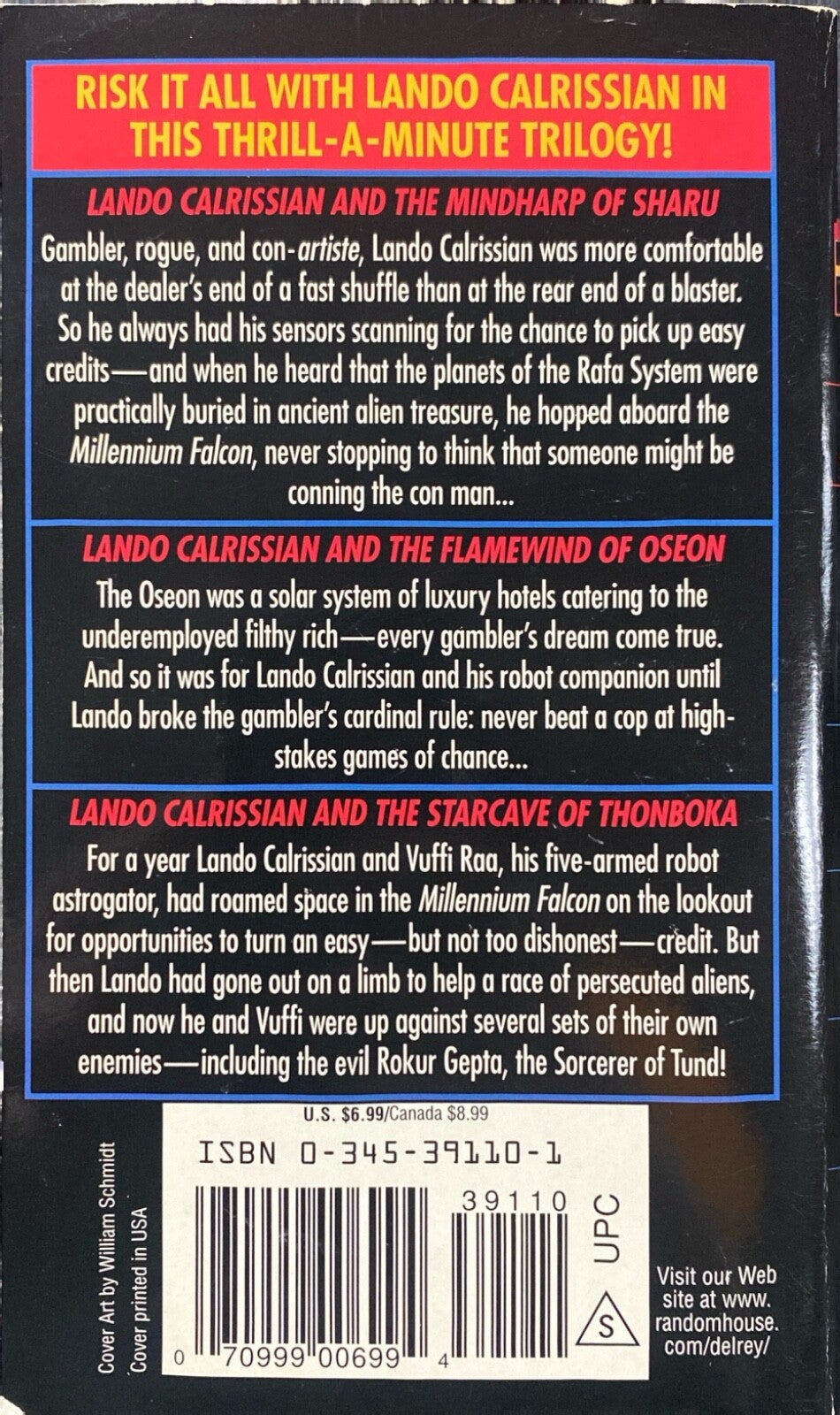Classic Star Wars: The Lando Calrissian Adventures by L. Neil Smith Paperback