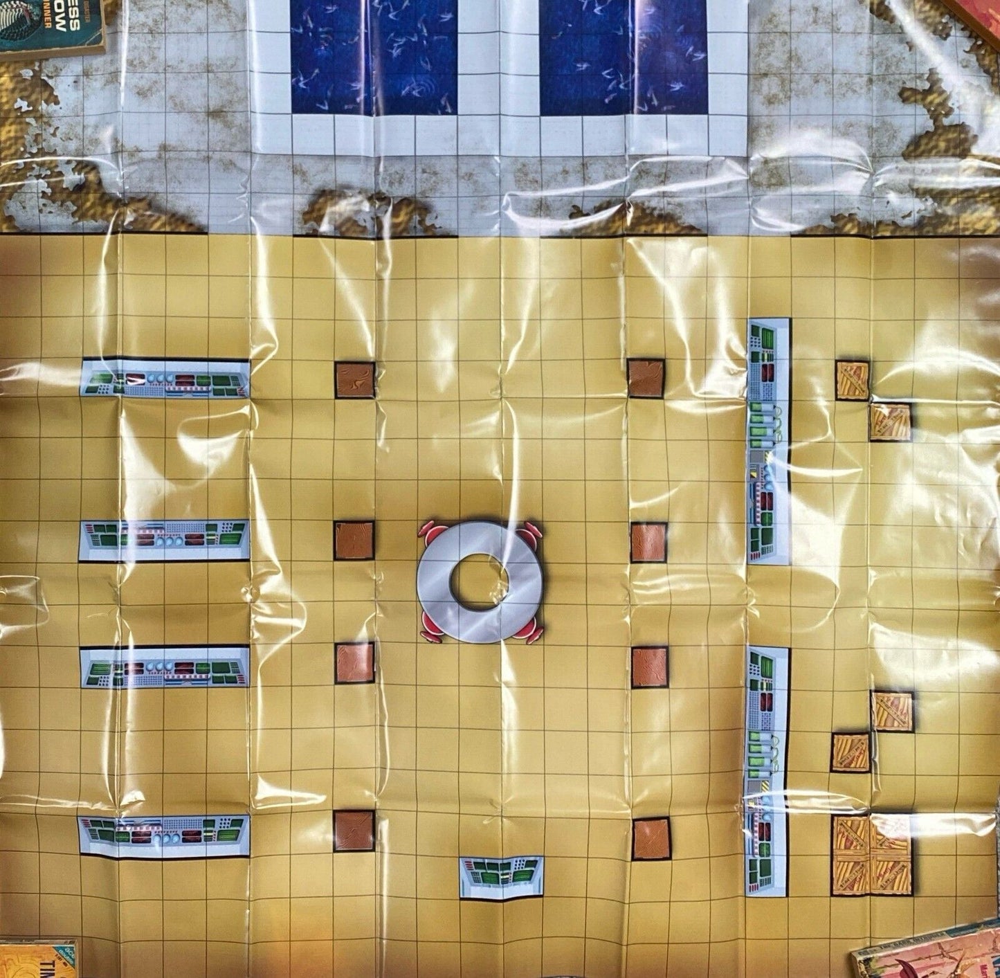 Heroclix Indy 24x24 Double-Sided Battle Map Asian Castle Ruins Computer Lab