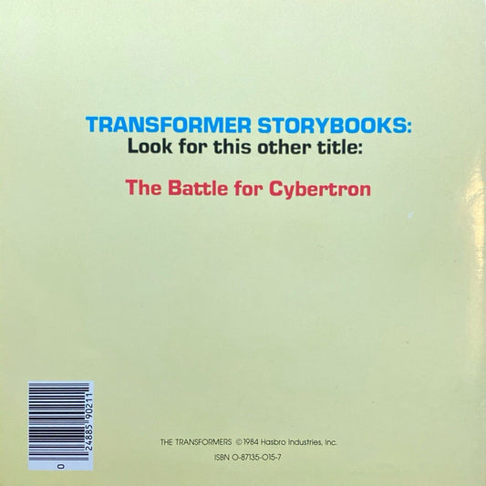 Transformers: The Great Car Rally by Dwight J. Zimmerman 1984 Marvel Paperback