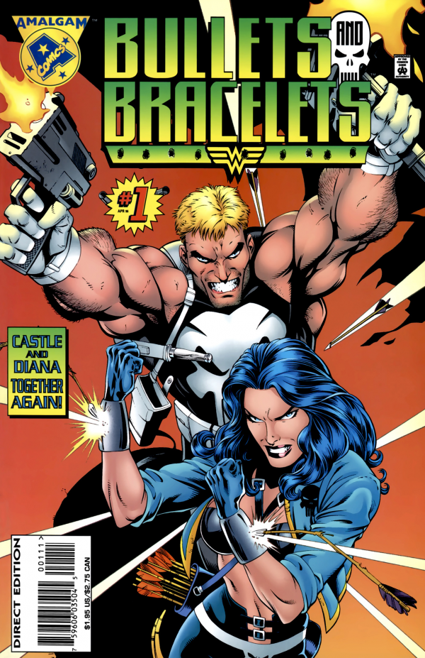 Amalgam Comics Bullets and Bracelets #1 1996 Punisher Wonder Woman