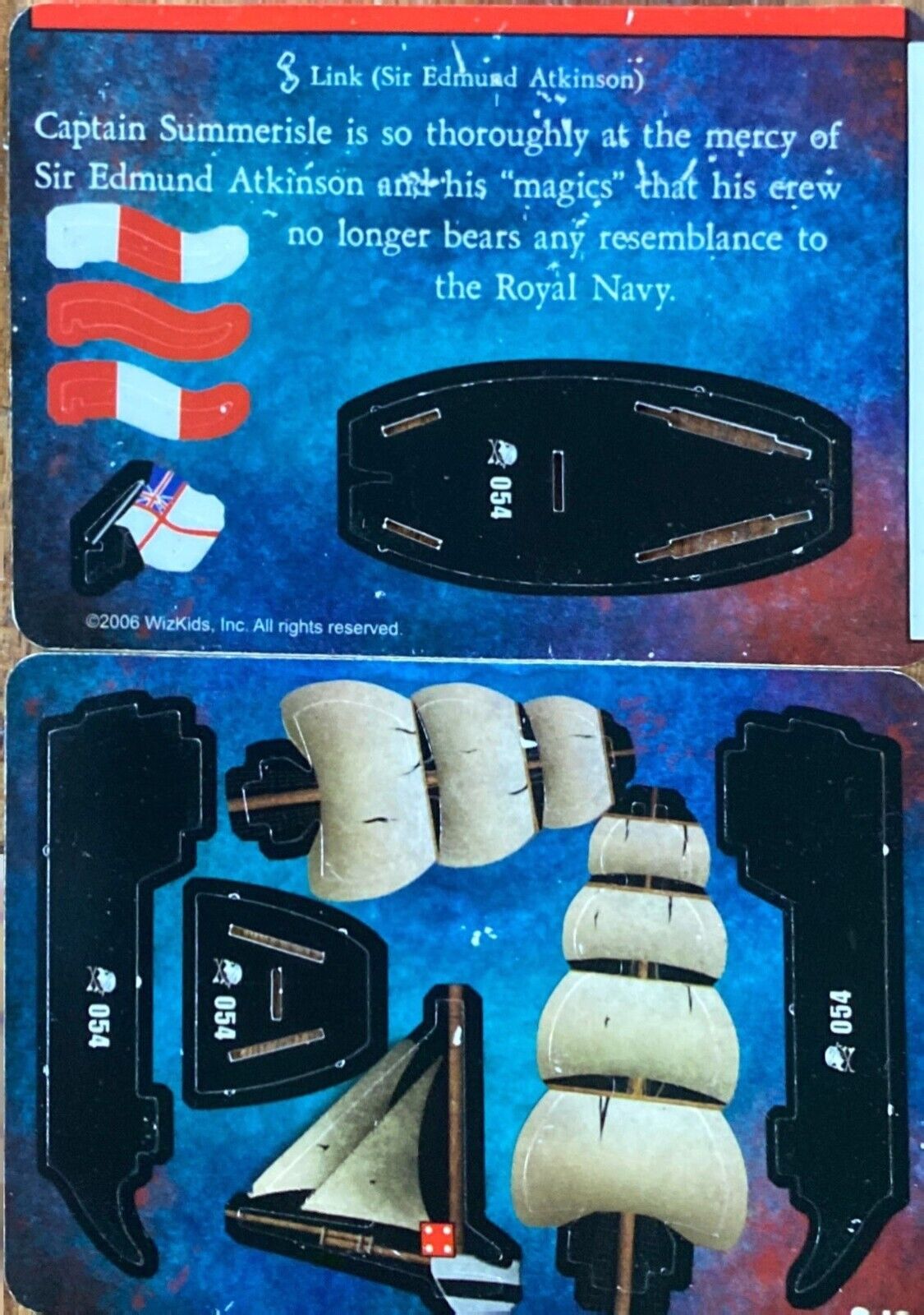 WizKids Pirates CSG of Davy Jones' Curse 054 HMS Mayfair