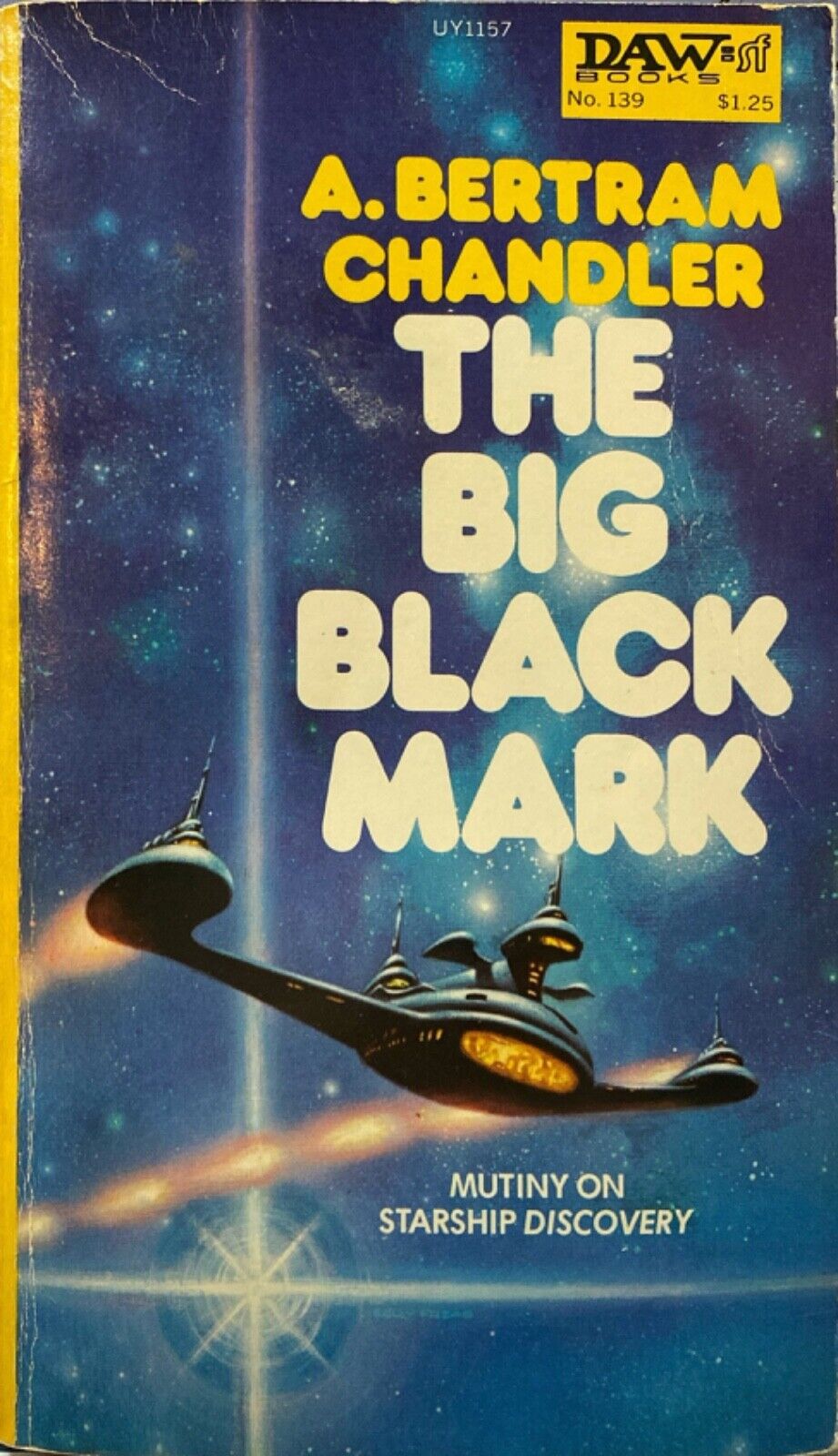 The Big Black Mark by A. Bertram Chandler 1975 Daw No. 139 UY1557 Paperback