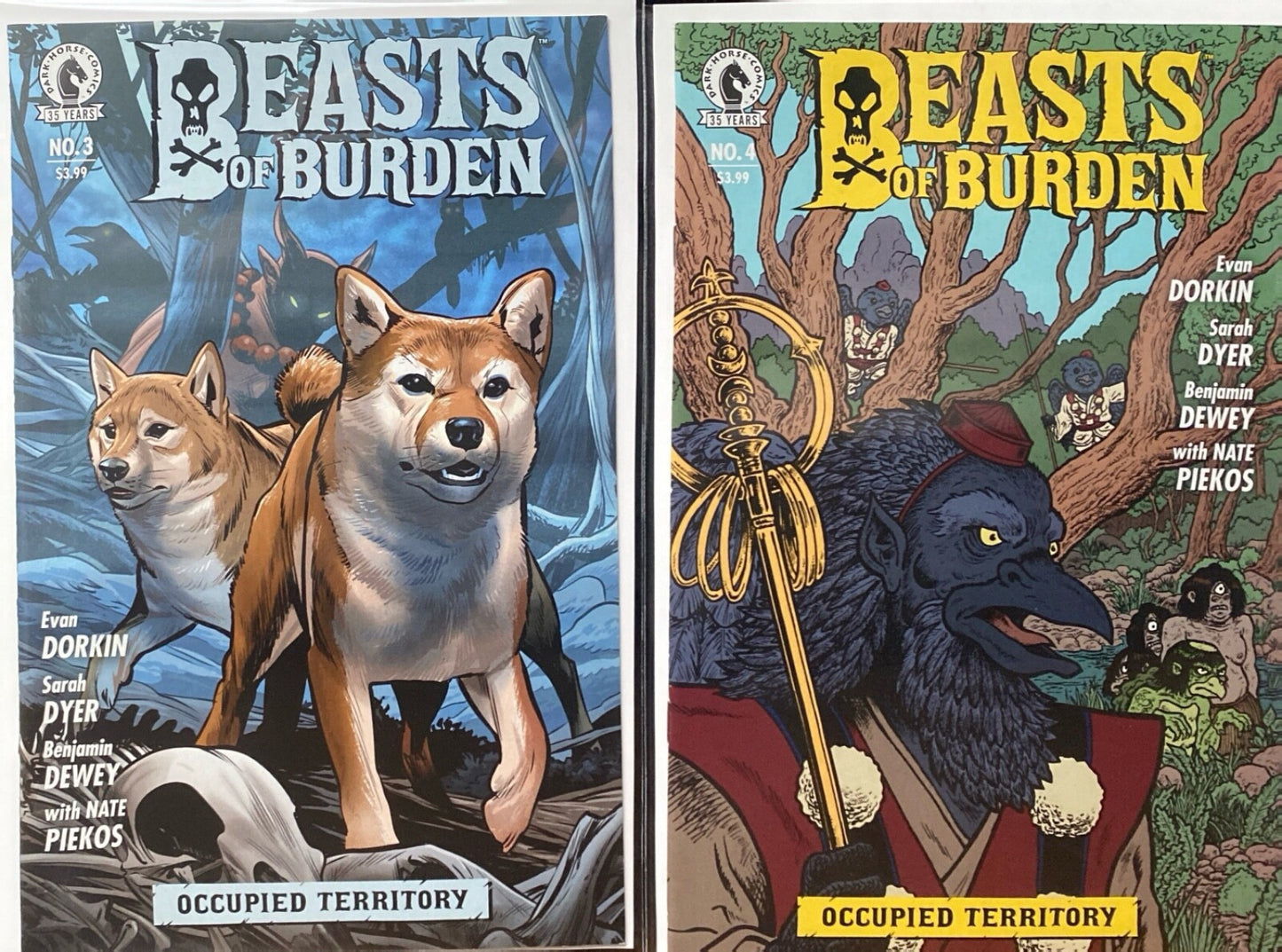 Dark Horse Comics Beasts of Burdern: Occupied Territory #1-4 Modern Age Complete