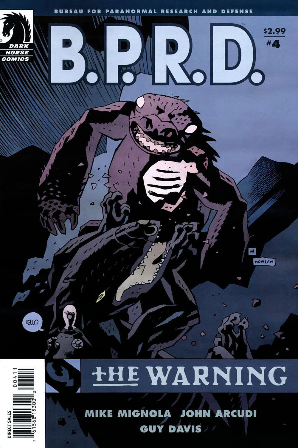 Dark Horse Comics B.P.R.D.: The Warning #4 Modern Age 2008