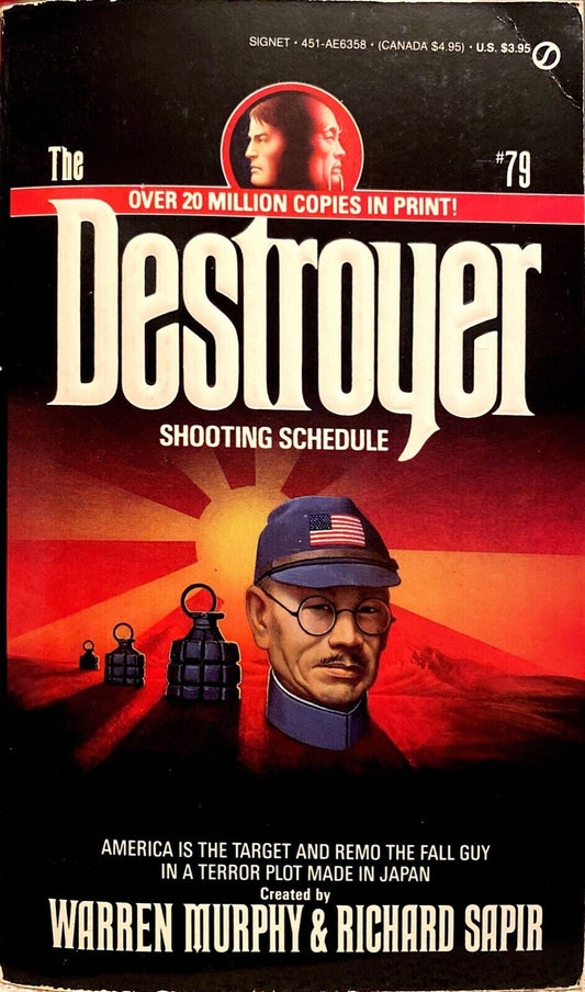 The Destroyer #79 Shooting Schedule by Warren Murphy & Richard Sapir 1989