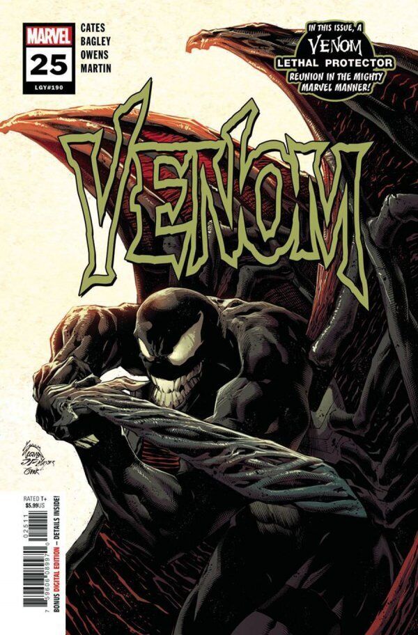 Marvel Comics Venom #25 (Legacy #190) 2020 Modern Age Variant