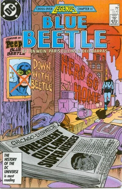DC Comics Blue Beetle #9 Copper Age 1987