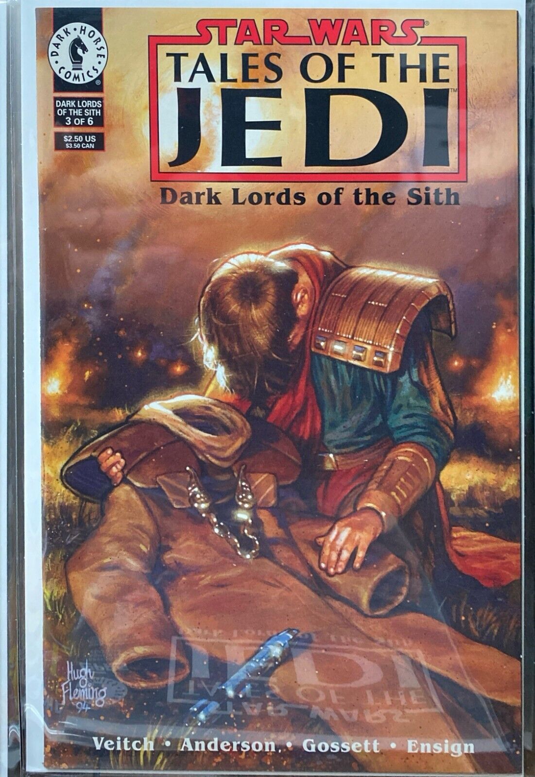 Dark Horse Star Wars: Tales of the Jedi Dark Lords of the Sith 1-6 + Ashcan 1994