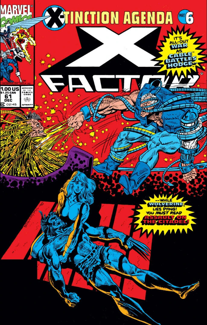Marvel Comics X-Factor #61 Copper Age 1990 X-tinction Agenda