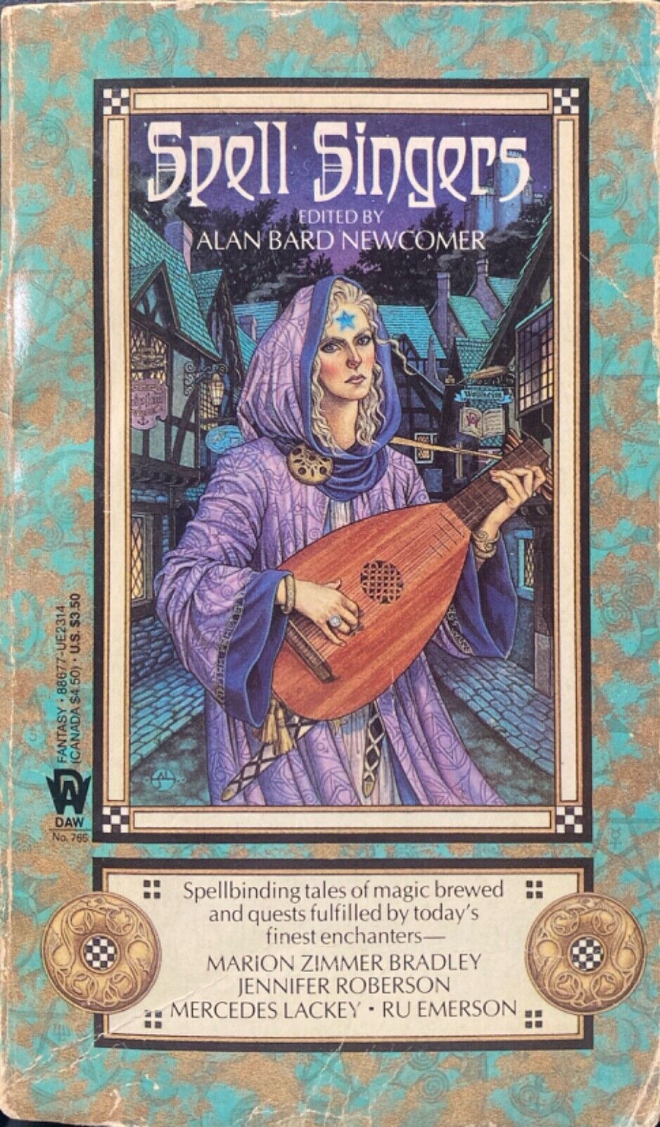 Spell Singers edited by Alan Bard Newcomer 1988 Daw Paperback