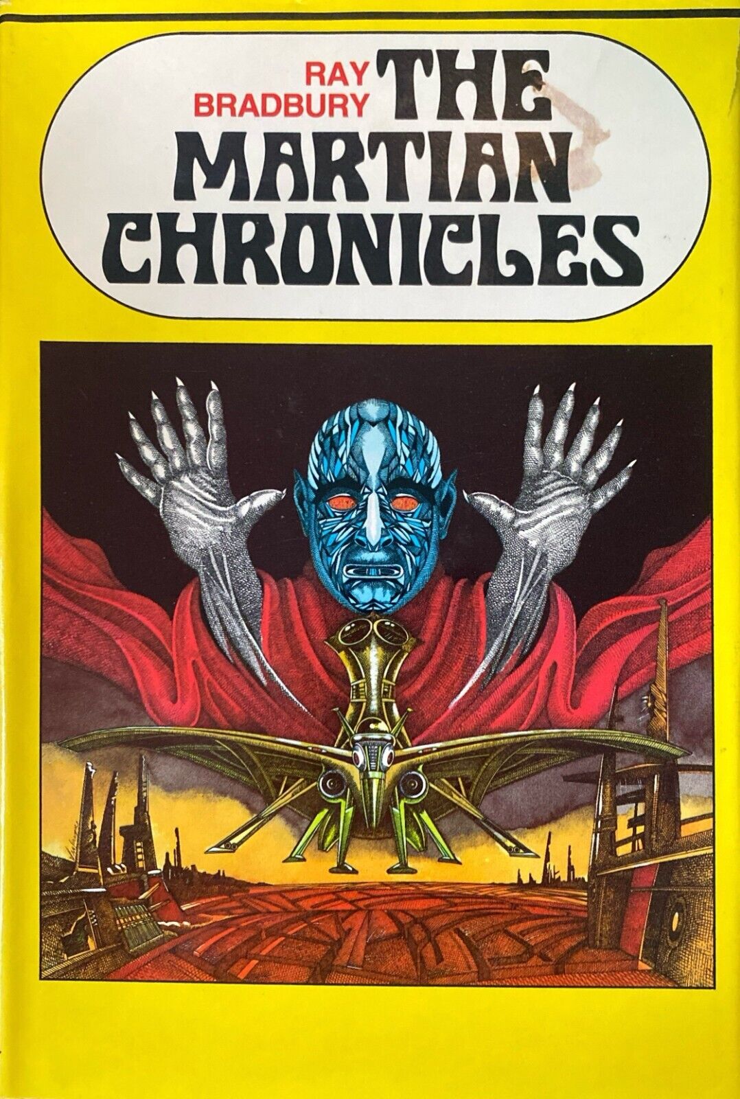The Martian Chronicles by Ray Bradbury c. 1980 Doubleday Hardcover BCE