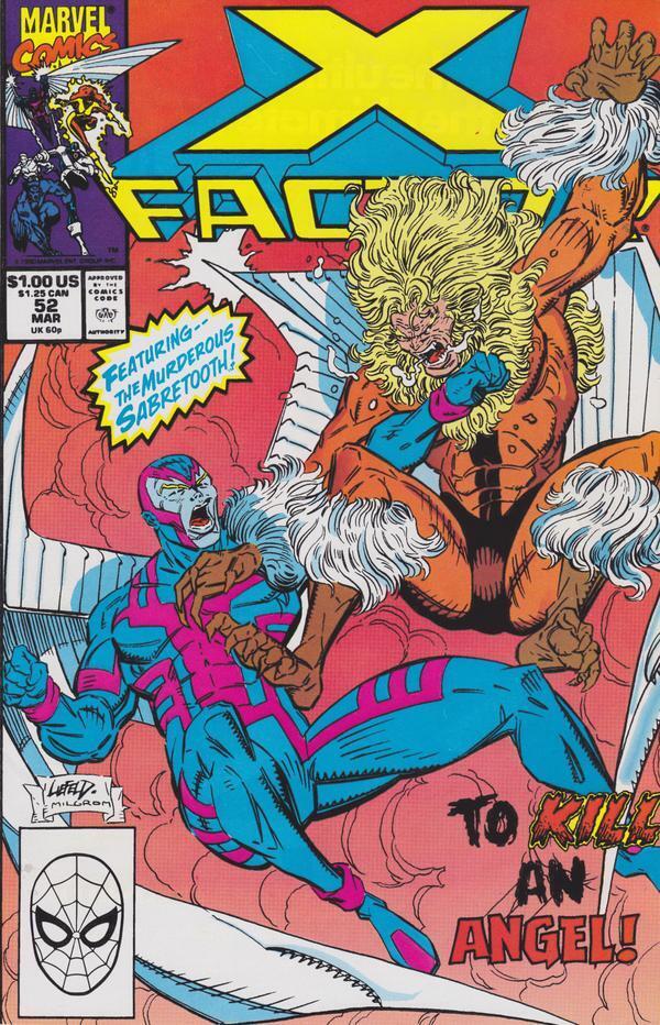 Marvel Comics X-Factor #52 Copper Age 1990