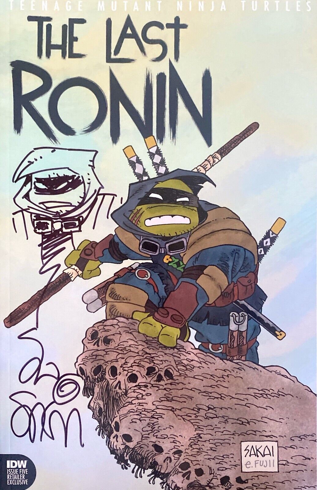 TMNT The Last Ronin #5 Retailer Exclusive Variant Signed Remarque Stan Sakai