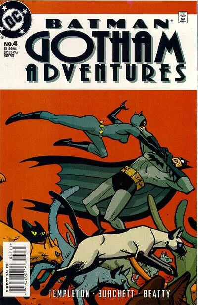 DC Comics Batman Gotham Adventures #4 Modern Age 1998 Newsstand