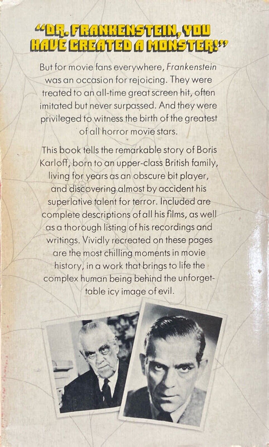 Karloff: The Man, The Monster, The Movies by Denis Gifford 1973 Paperback