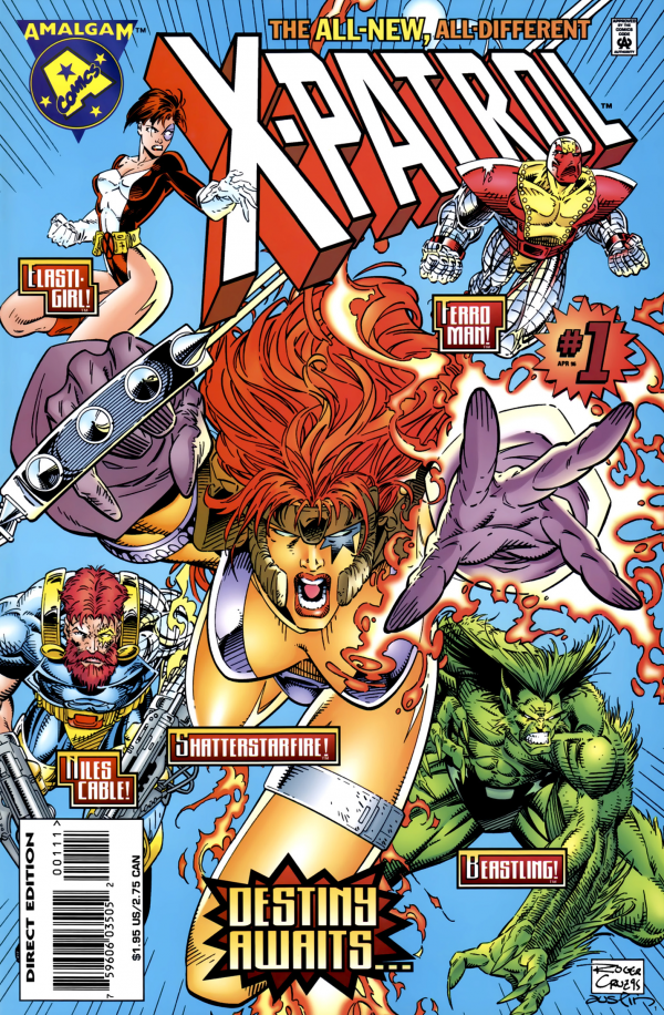 Amalgam Comics X-Patrol #1 1996 Doom Patrol X-Force