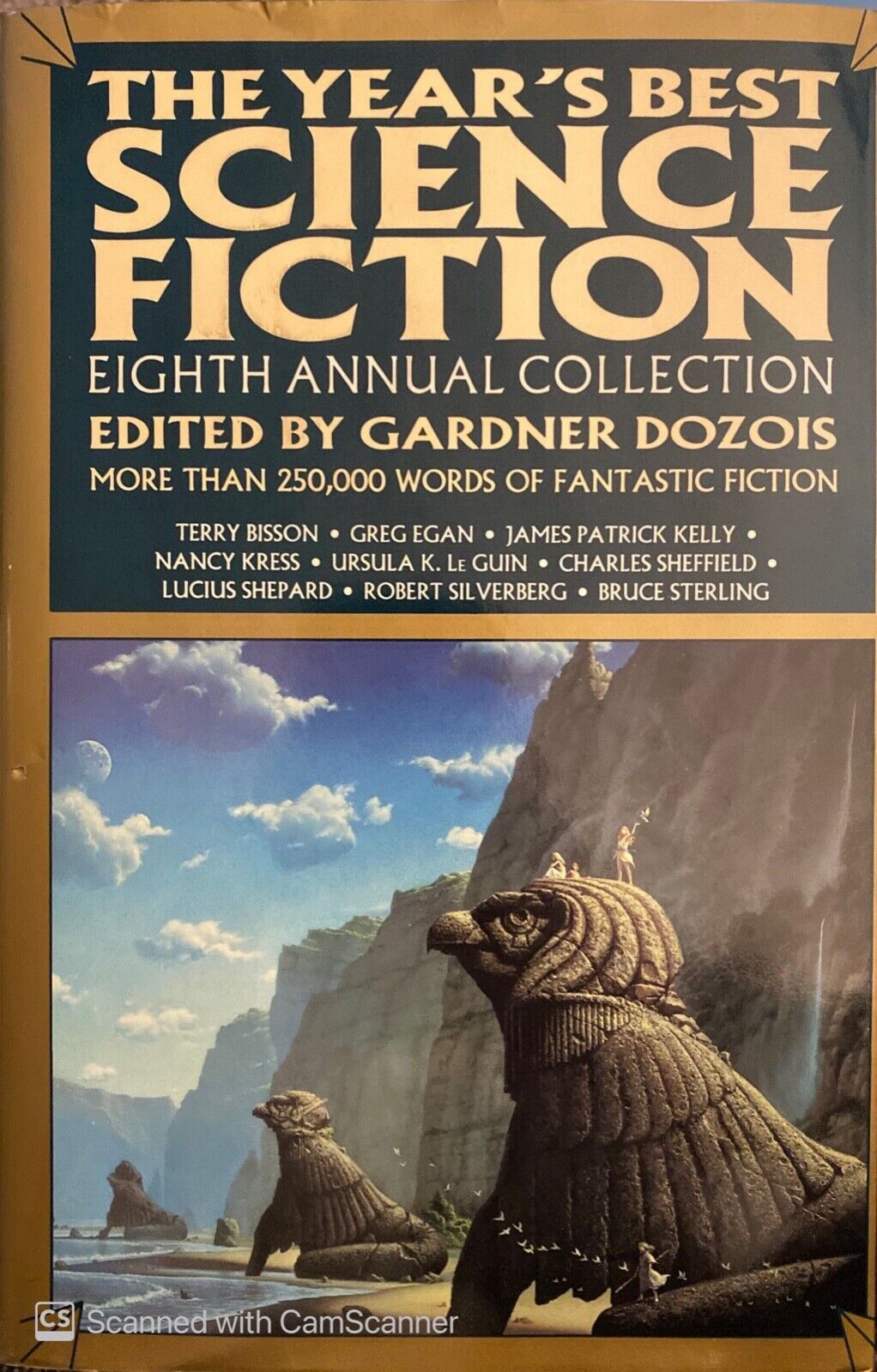 Year's Best Science Fiction Eighth Annual Collection Ed. G Dozois 1991 Hardcover