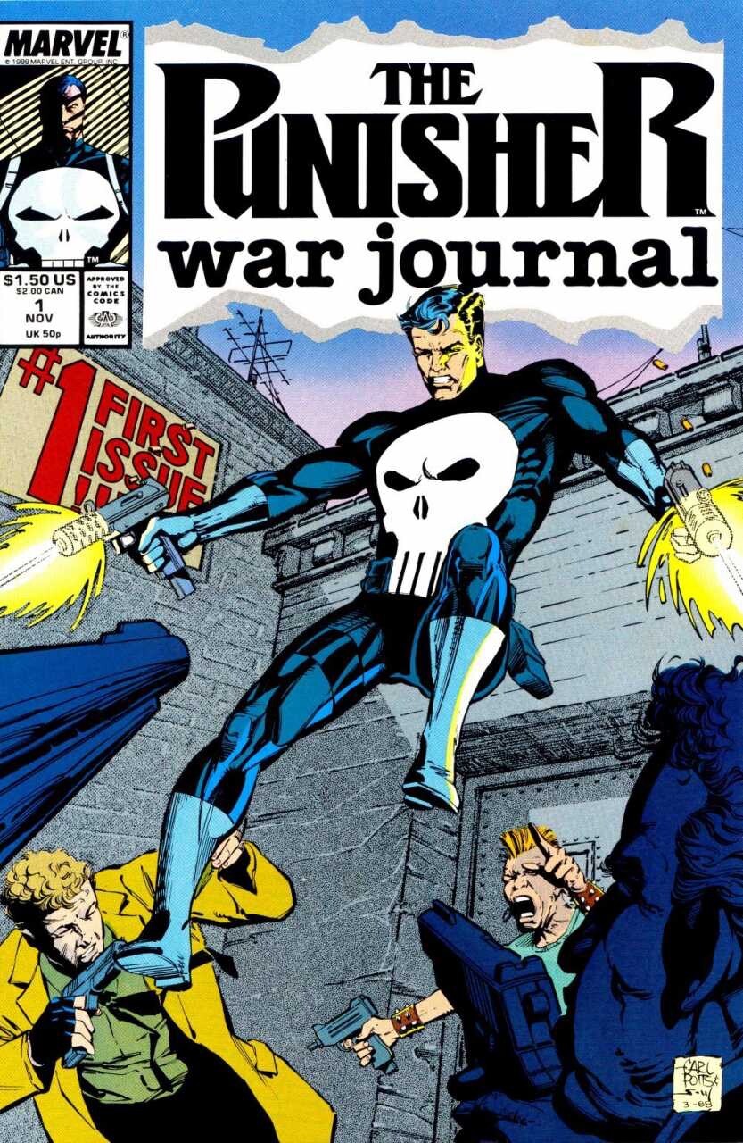 Marvel Comics Punisher War Journal #1 Copper Age 1988