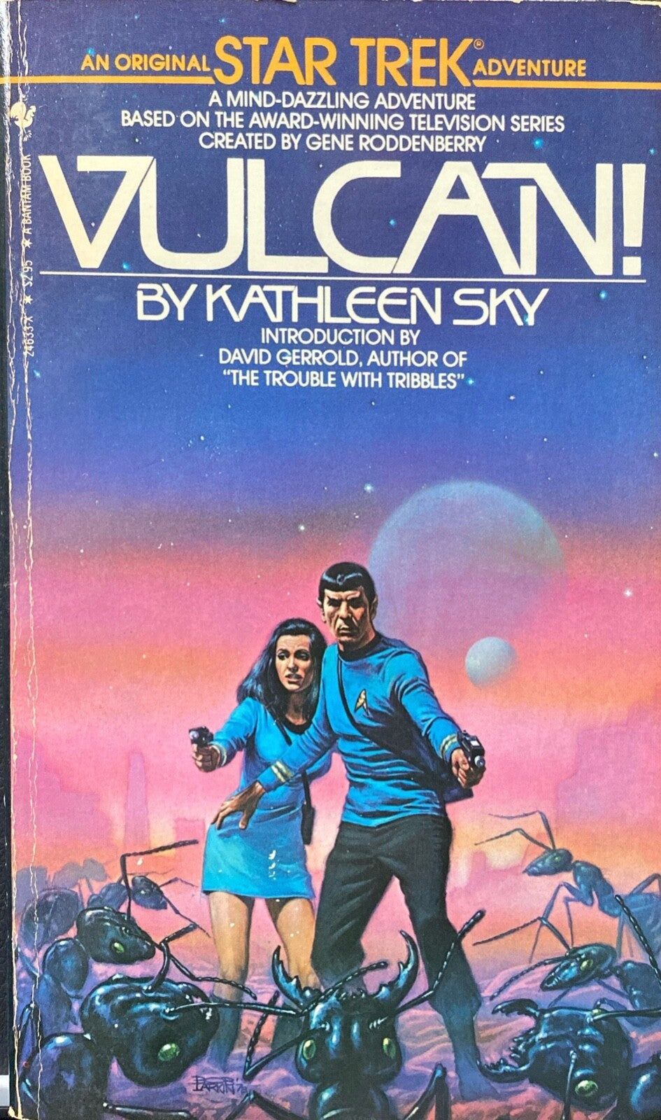Star Trek: Vulcan! by Kathleen Sky 1984 Bantam Paperback