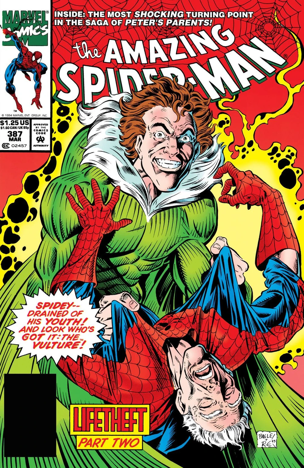 Marvel Comics Amazing Spider-Man #387 Modern Age 1994
