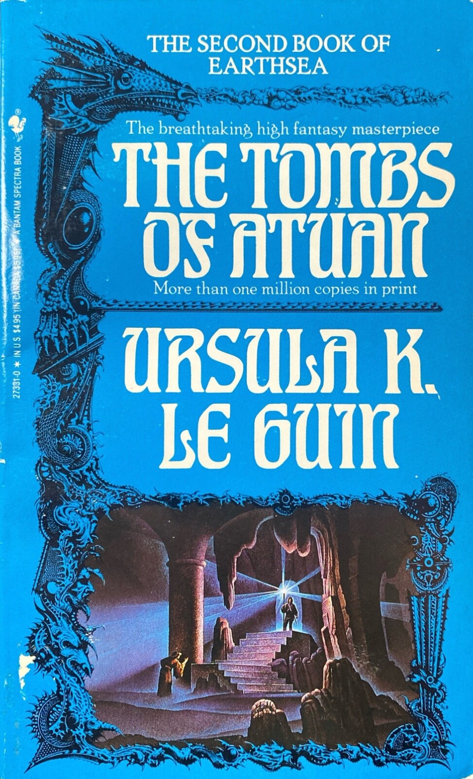 The Earthsea Quartet by Ursula K. LeGuin 1990s Bantam Spectra Paperback