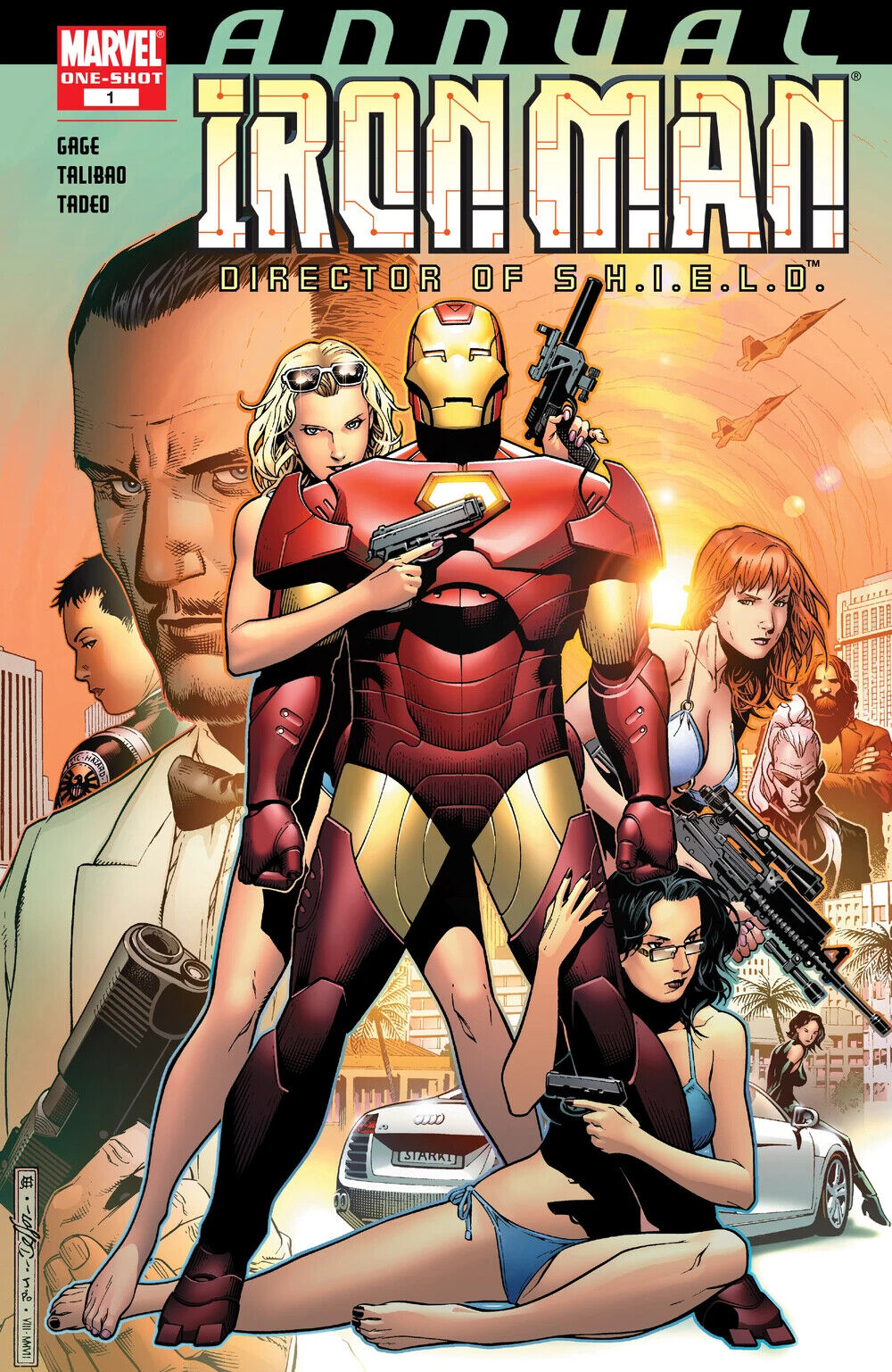 Marvel Comics Iron Man: Director of S.H.I.E.L.D. Annual #1 Modern Age 2008