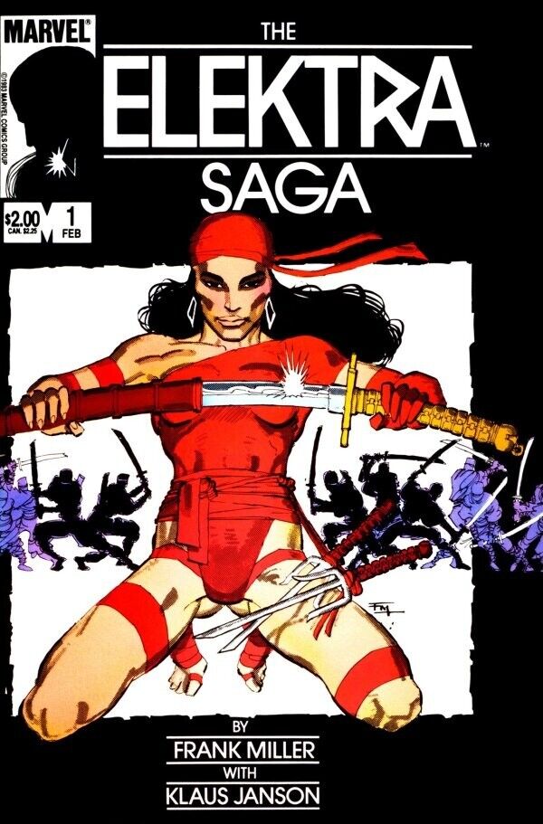 Marvel Comics The Elektra Saga #1 Copper Age 1984