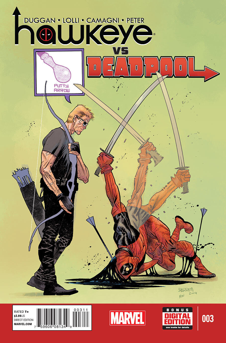 Marvel Comics Hawkeye vs. Deadpool #3 Modern Age 2015