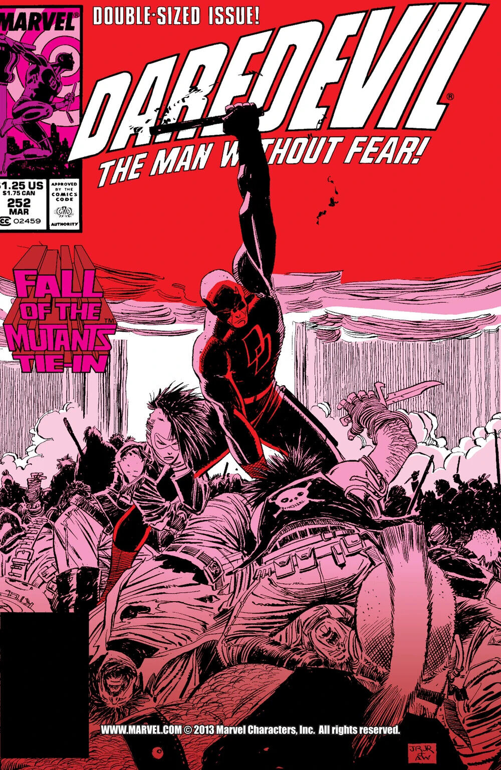 Marvel Comics Daredevil #252 Copper Age 1988