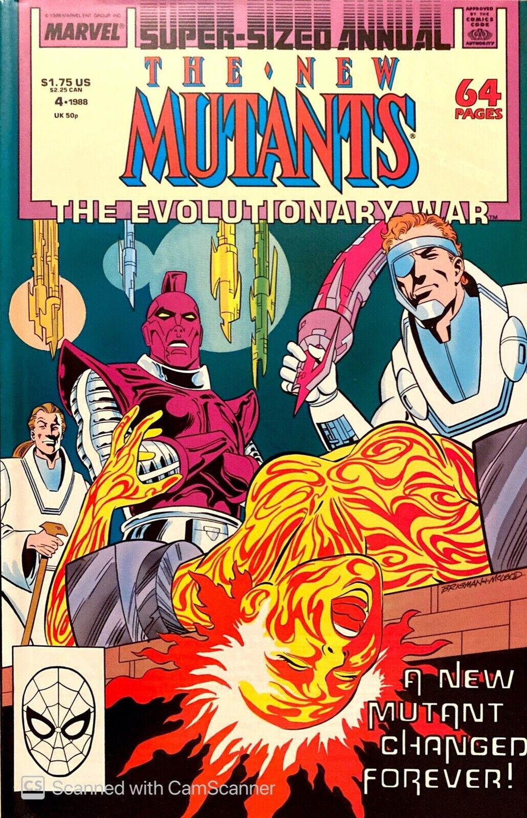 Marvel Comics New Mutants Annual #4 1988 Copper Age