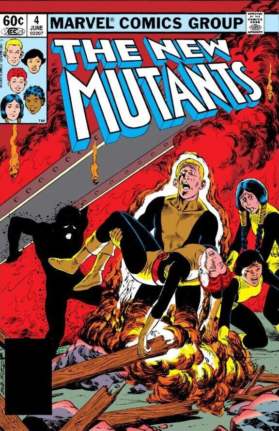 Marvel Comics New Mutants #4 Bronze Age 1983