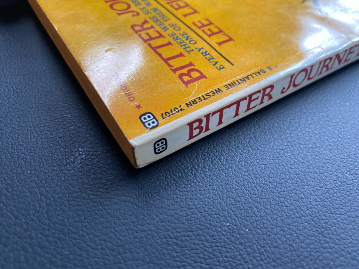 Bitter Journey by Lee Leighton 1969 Ballantine 70707 Paperback
