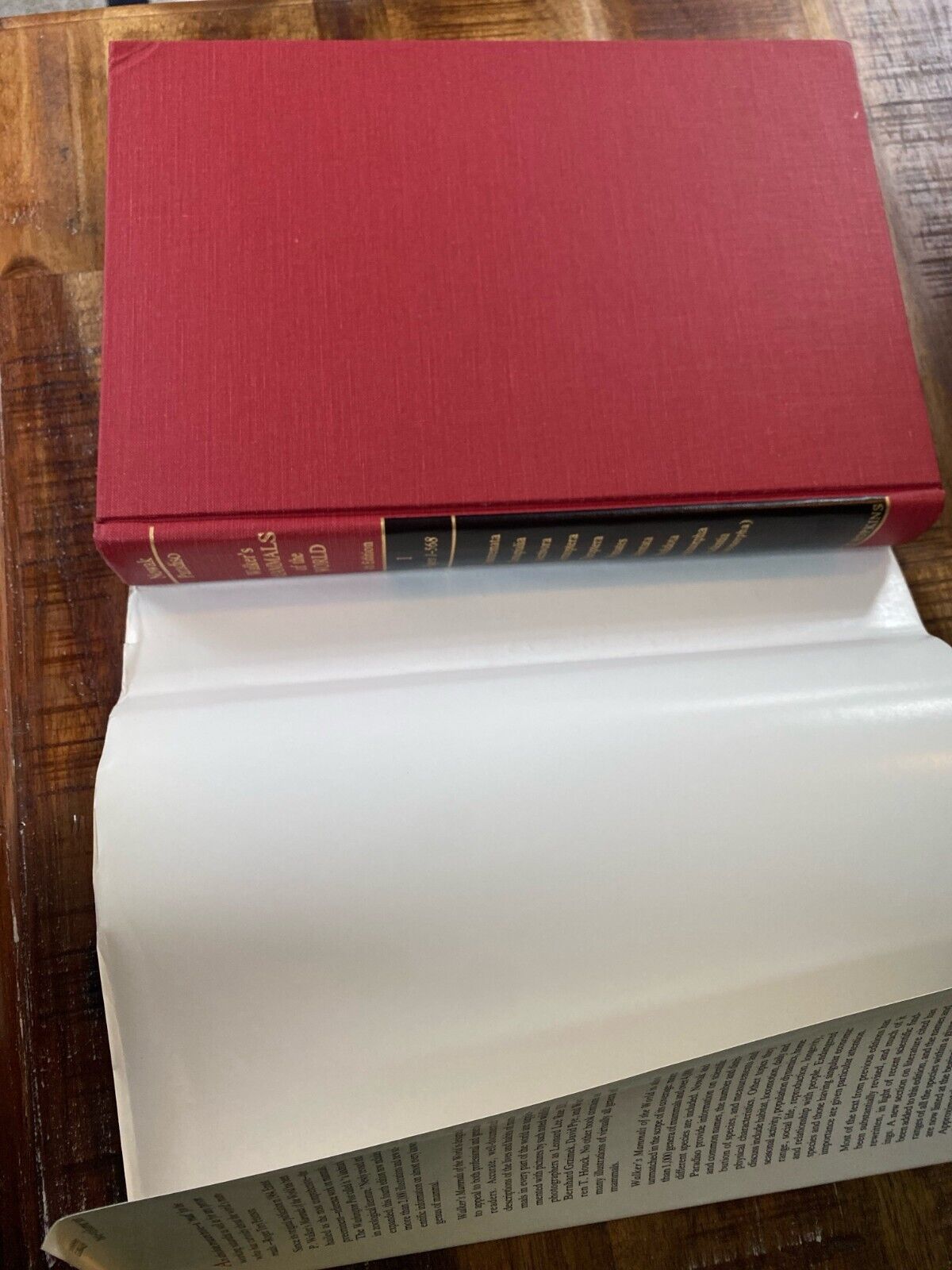 Walker's Mammals of the World 4th Edition Volumes I & II Johns Hopkins Press
